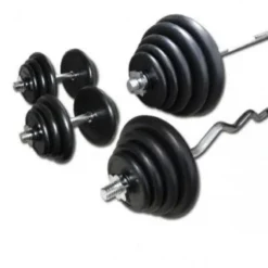 Discount Rubberen Complete Set 108kg Standaard Haltersets 30 Mm