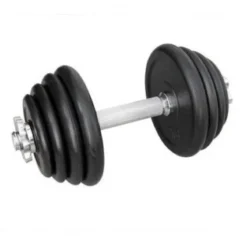 Sale Rubberen Dumbbell 15 kg / 1 kg stappen Standaard Haltersets 30 Mm