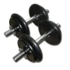 Best Rubberen Dumbbell Set 2 x 15kg Standaard Haltersets 30 Mm