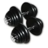 Online Rubberen Dumbbell Set 2 x 25kg Standaard Haltersets 30 Mm