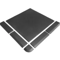 New Rubbertegel 100 x 100 x 2 cm -⁠ CleanFit -⁠ Zwart Bekijk Assortiment...|Rubbertegels