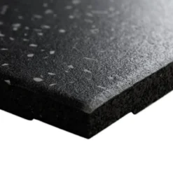 Clearance Rubbertegel 100 x 100 x 2 cm -⁠ CleanFit -⁠ Zwart/grijs Rubbertegels|Bekijk Assortiment...