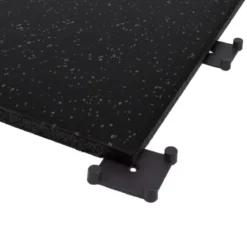 Clearance Rubbertegel 100 x 100 x 2 cm -⁠ CleanFit -⁠ Zwart/grijs Rubbertegels|Bekijk Assortiment...