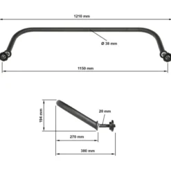 Verbindingsbeugel voor Squat Stands Haltersteunen|Squat Racks